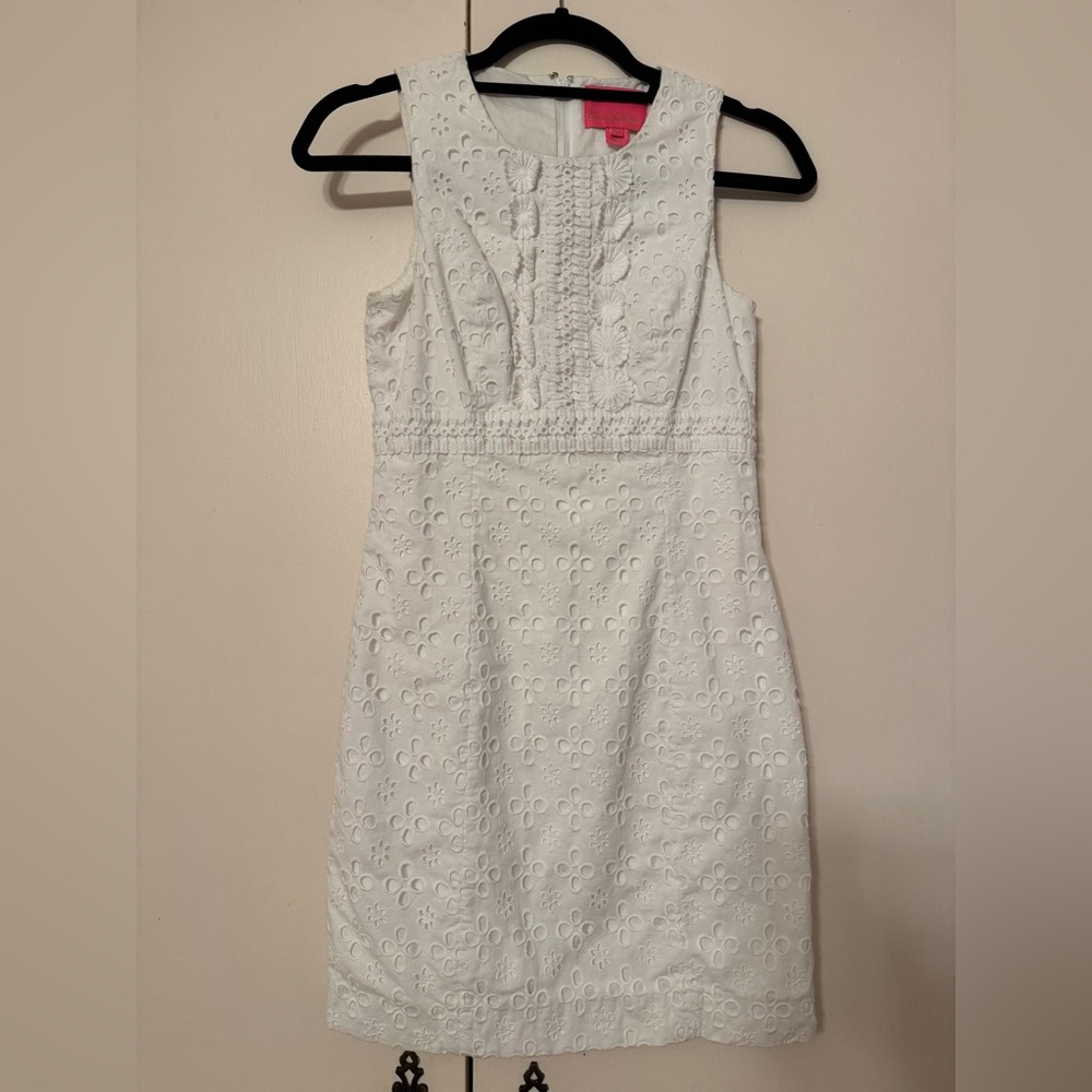Lilly Pulitzer White Floral Mini Dress